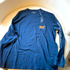 New  Vineyard Vines Basketball Long sleeve T-Shirt L